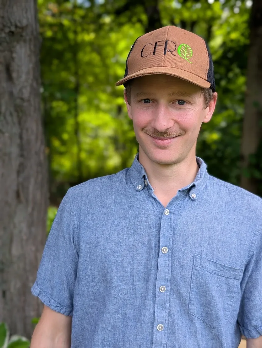 Portrait de Mathieu Jolibois, technicien forestier chez CFRQ